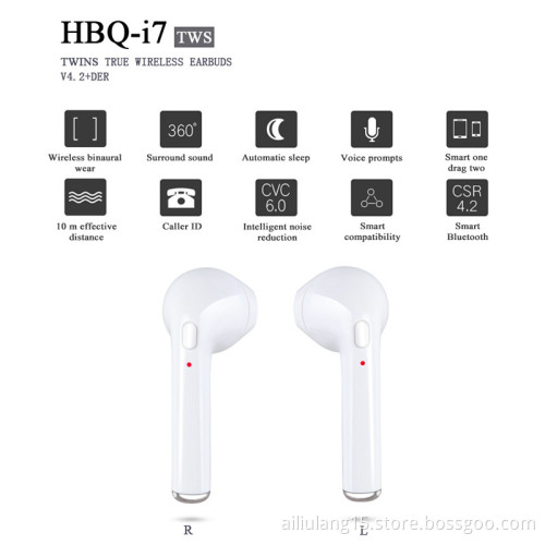 Truly wireless bluetooth earbuds with charging box